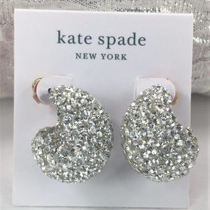 Kate Spade Fine & Flashy Slv Sequin Stud Earring